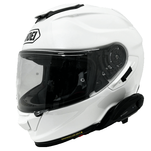 B+COM TALK バイク用インカム フルフェイスヘルメット取付方法 SHOEI